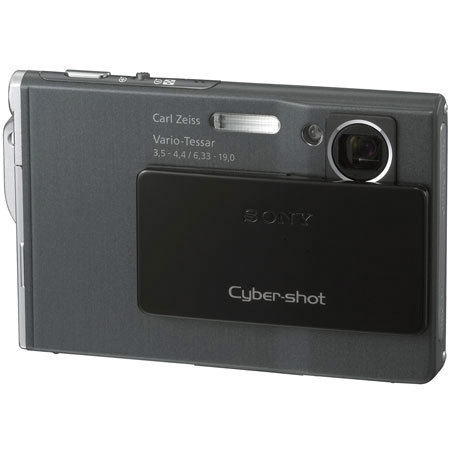 Sony Cyber-Shot DSC-T7/B, Digital Still Camera, 5.1 Megapixel, 3x Optical, 2x Digital Zoom Lens, 2.5" LCD SCreen, Black (Demo, without original box)