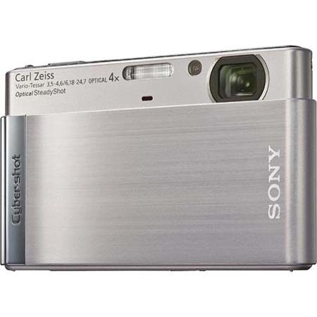 Sony Cyber-Shot DSC-T90 Digital Camera w/12.1 MP,Silver