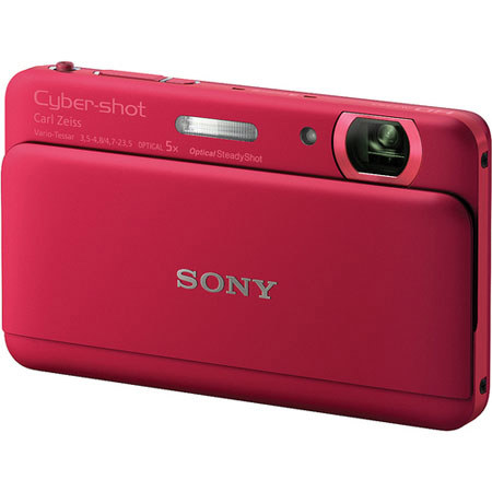 Sony Cyber-Shot DSC-TX55 Digital Camera 16.2 MP 3.3 OLED Display -Red