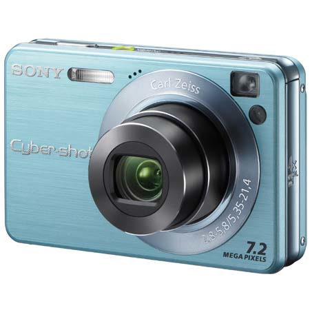 Sony Cyber-Shot DSC-W120 Digital Still Camera,7.2MP,Blu