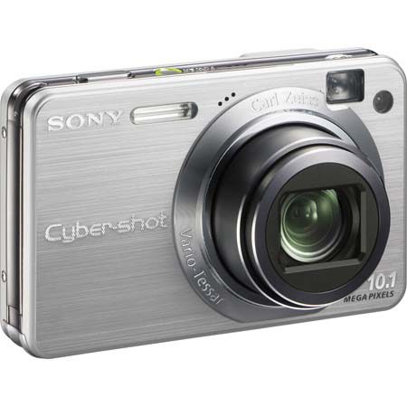 Sony Sony Cyber-Shot DSC-W170 Point & Shoot Digital Camera, 10.1 Megapixel, 5x Optical Zoom Lens, 2x Digital Zoom, 2.7" TFT LCD Screen, Silver