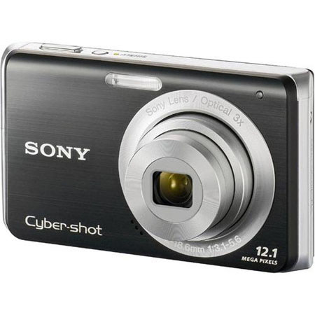 Sony Cyber-Shot DSC-W190B 12.1MP Digital Camera, Red