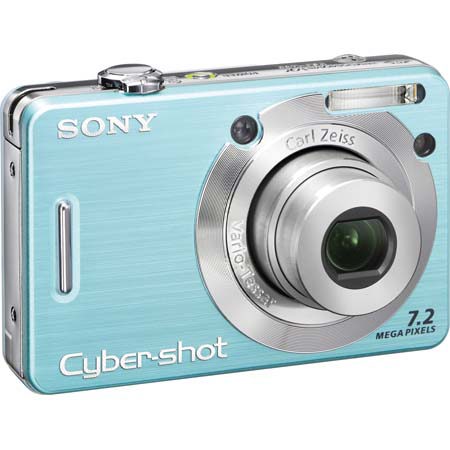 Sony Cyber-Shot DSC-W55 P&S Cmpct DigCam,7.2 MP, Lt Blu