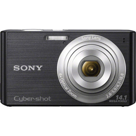 Sony Cyber-Shot DSC-W610 Digital Camera Black -BUNDLE- w/8GB SD #DSCW610B