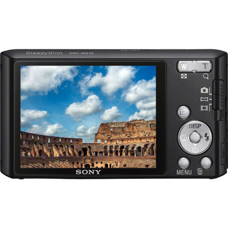 Sony Cyber-Shot DSC-W610 Digital Camera, Black