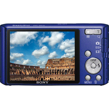 Sony Cyber-Shot DSC-W610 Digital Camera, Blue