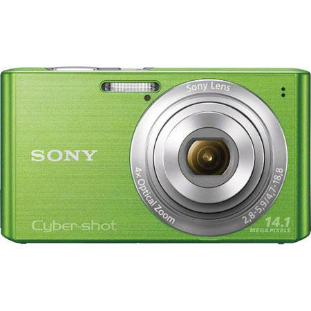 Sony Cyber-Shot DSC-W610 Digital Camera Green Bundle 8GB