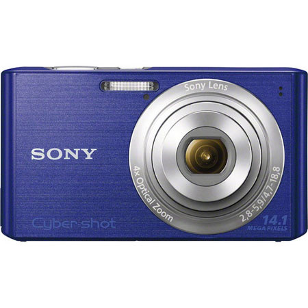 Sony Cyber-Shot DSC-W610 Digital Camera Silver Blue 8GB