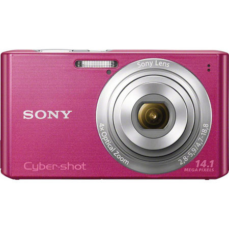 Sony Cyber-Shot DSC-W610 Digital Camera, Pink