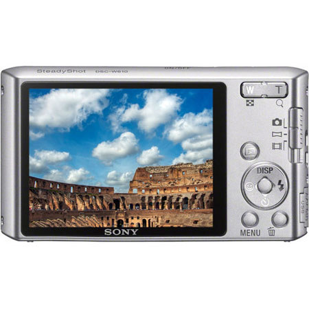 Sony Cyber-Shot DSC-W610 Digital Camera, Silver