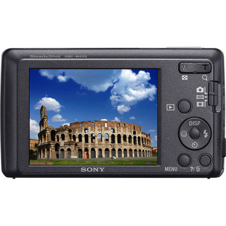 Sony Cyber-Shot DSC-W620 Digital Camera, Silver
