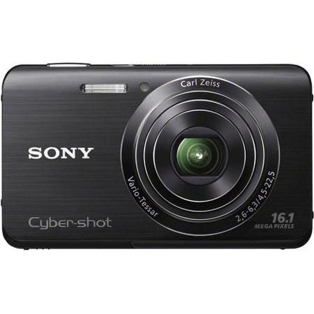 Sony Cyber-Shot DSC-W650 Digital Camera Bundle, Black