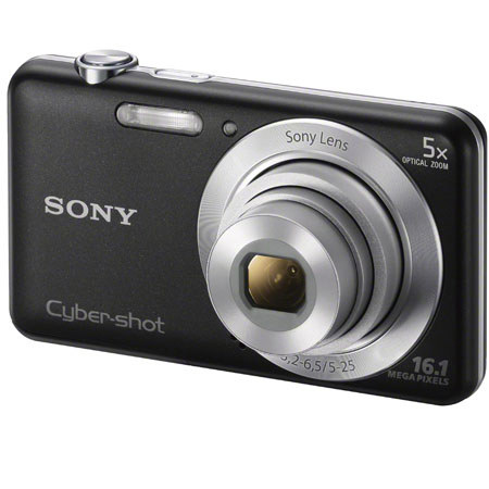 Sony Cyber-shot DSC-W710 Digital Camera, Black