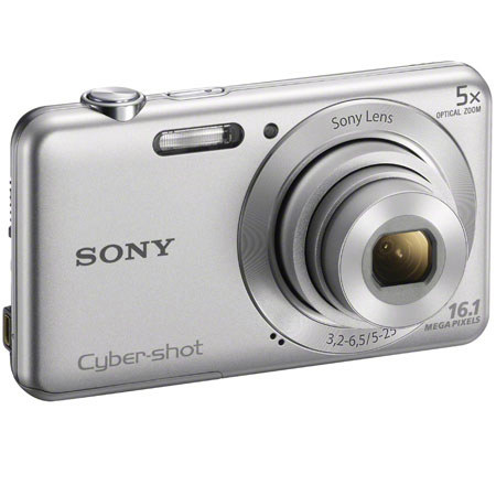 Sony Cyber-shot DSC-W710 Camera, Silver, Bundle w/8GB SDHC Card, Camera Case