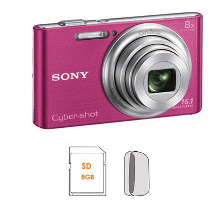 Sony デジタルカメラ Cybershot DSC-W730 ピンク SONY DSC-W730 Cyber-shot Digital Camera 16.1 MP 8x Zoom With