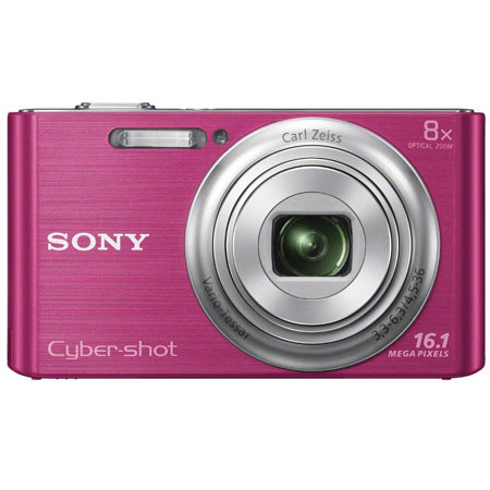 Sony Cyber-shot DSC-W730 Digital Camera, Pink