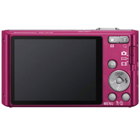 Sony Cyber-shot DSC-W730 Digital Camera, Pink