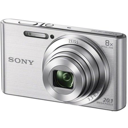 Sony Cyber-shot DSC-W830 Digital Point & Shoot Camera, Silver