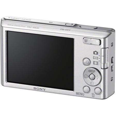 Sony Cyber-shot DSC-W830 Digital Point & Shoot Camera, Silver