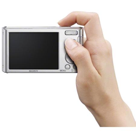 Sony Cyber-shot DSC-W830 Digital Point & Shoot Camera, Silver