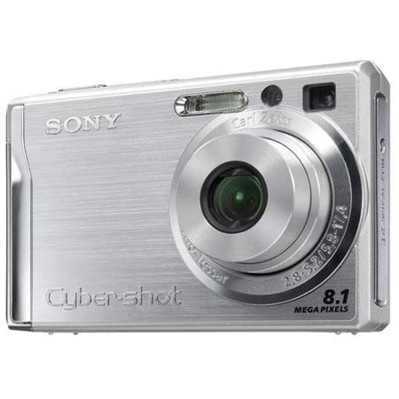 Sony Cyber-Shot DSC-W90 Point/Shoot Camera, Silver