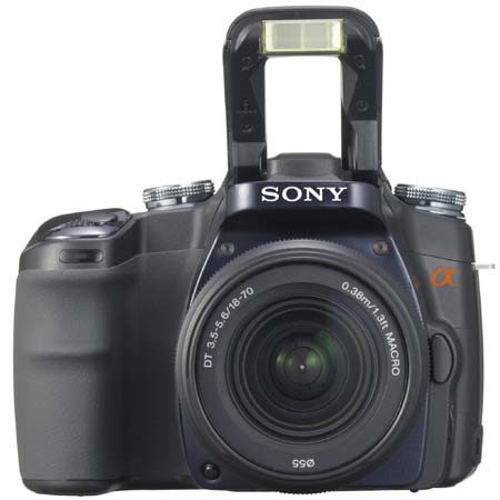 Sony DSLR-A100 a (alpha) Digital SLR Camera Kit with 18-70mm Lens, 10.2 MP, Interchangeable Lens.