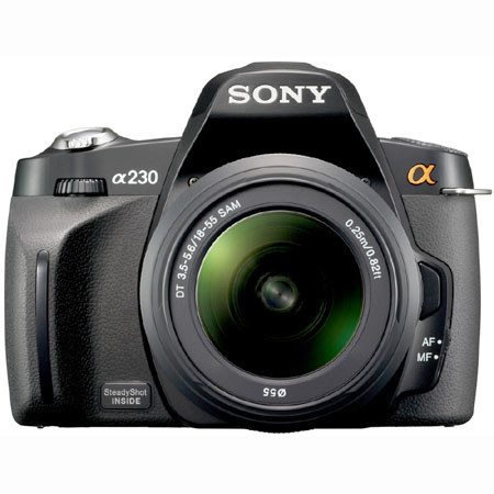 Sony Alpha A230 10.2MP DSLR Camera/Lens Kit, Camera Bag
