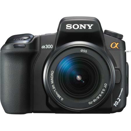 Sony Alpha DSLR-A300 DSLR Camera w/18-70mm Lens,10.2 MP
