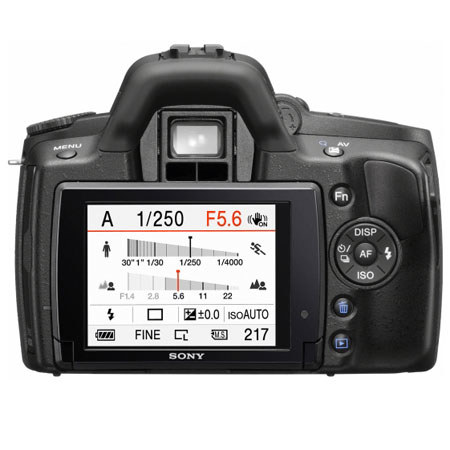 Sony Alpha DSLR A390 Digital Camera with 18-55mm Lens