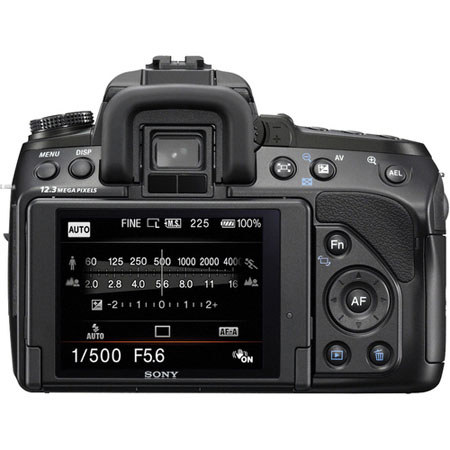 Sony A500 SLR 12.3MP 3in LCD Camera, DT 18-55mm Lens