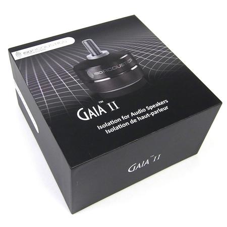 IsoAcoustics GAIA II Speaker Feet, Dark Chrome (4 Pack)