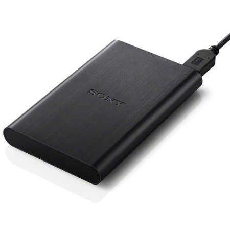 Sony HD-EG5U/BC 500GB USB 3.0 External Hard Drive, AV Link, Black