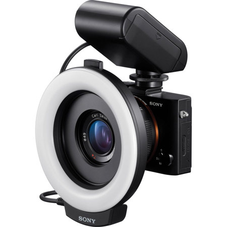 Sony Alpha Macro Ring Light with 49mm and 55mm Adaptrs HVL-RL1 