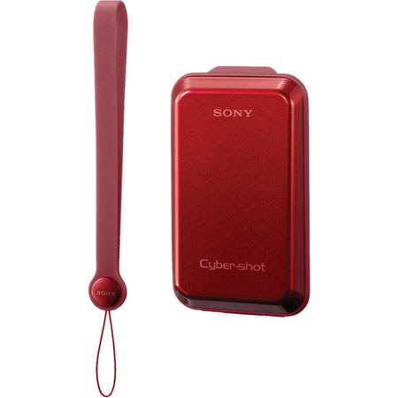 Sony DSC-WX1/TX1 Camera Hard Carrying Case, Red