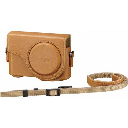 Sony LCJ-WD Exclusive Leather-Like Jacket Case for DSC-WX300 Camera, Light Brown