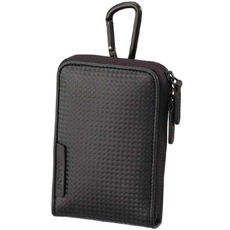 Sony LCS-CSVC/B Leather Case for DSC W Series, Black