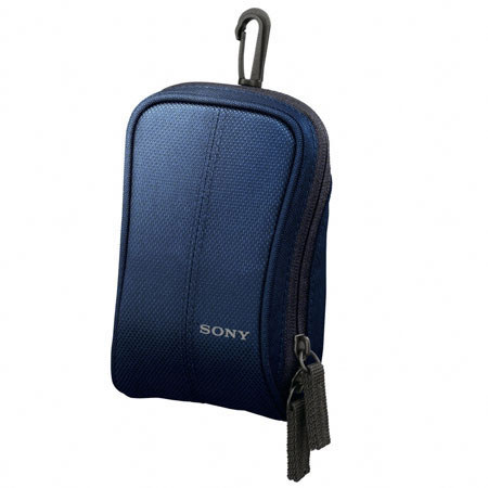 Sony LCS-CSW/B Lightweight Nylon CyberSoft Case, Blue