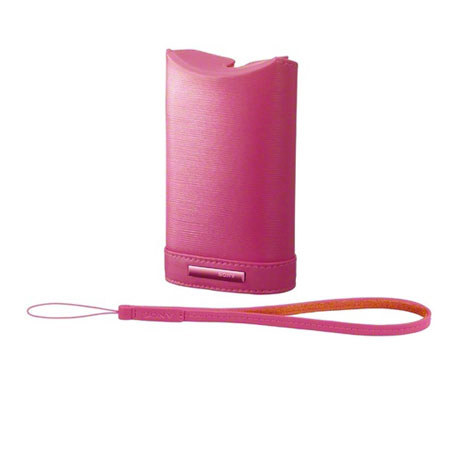 Sony LCS-WM Artificial Leather Carrying Case, Pink