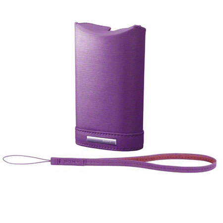 Sony LCS-WM Artificial Leather Carrying Case, Violet