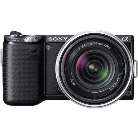 Sony Alpha NEX-5N Camera Kit with 18-55mm Lens, Black