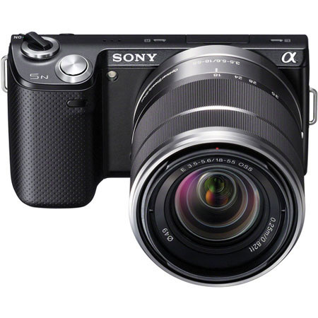 Sony Alpha NEX-5N Camera Kit with 18-55mm Lens, Black