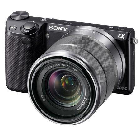 Sony Alpha NEX-5R Camera w/18-55mm Lens, Blk - Bundle w/Asus Google Nexus Tablet