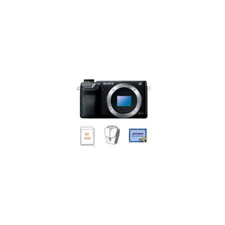 Sony Alpha NEX-6 Camera Bundle with 32GB Card, Bag
