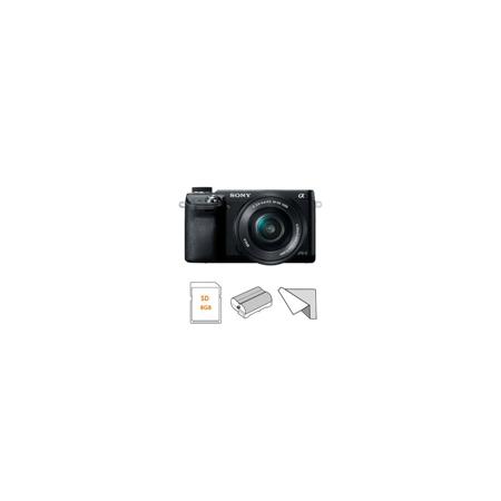 Sony Alpha NEX-6 16-50mm Camera with 16GB Card, Spare Battery And Accsesories