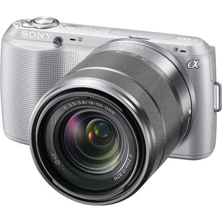Sony Alpha NEX-C3 Digital Camera w/18-55 Lens, Silver