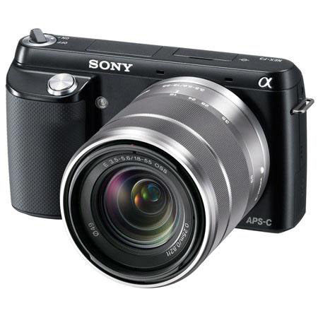 Sony Alpha NEX-F3 Digital Camera with 18-55mm Lens - Black