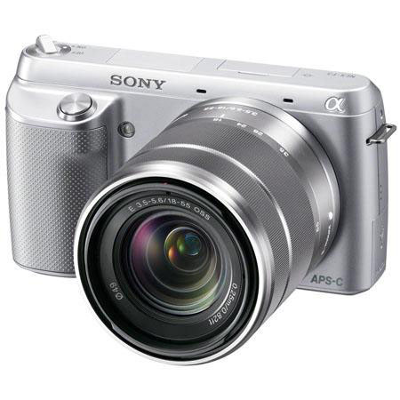 Sony Alpha NEX-F3 Digital Camera with 18-55mm Lens - Silver