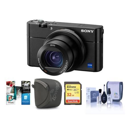 Sony Cyber-Shot DSC-RX100 V Digital Camera With Free Accessory Bundle