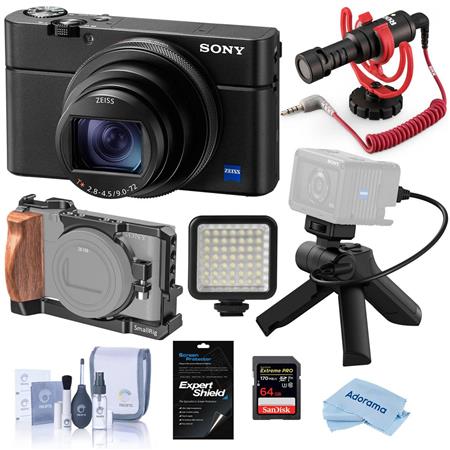 Sony Cyber-shot DSC-RX100 VI Digital Camera - With Vlogger