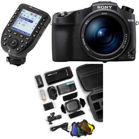 Sony Cyber‑Shot RX10 IV with 0.03 Second Auto-Focus & 25x Optical Zoom  (DSC-RX10M4), Black